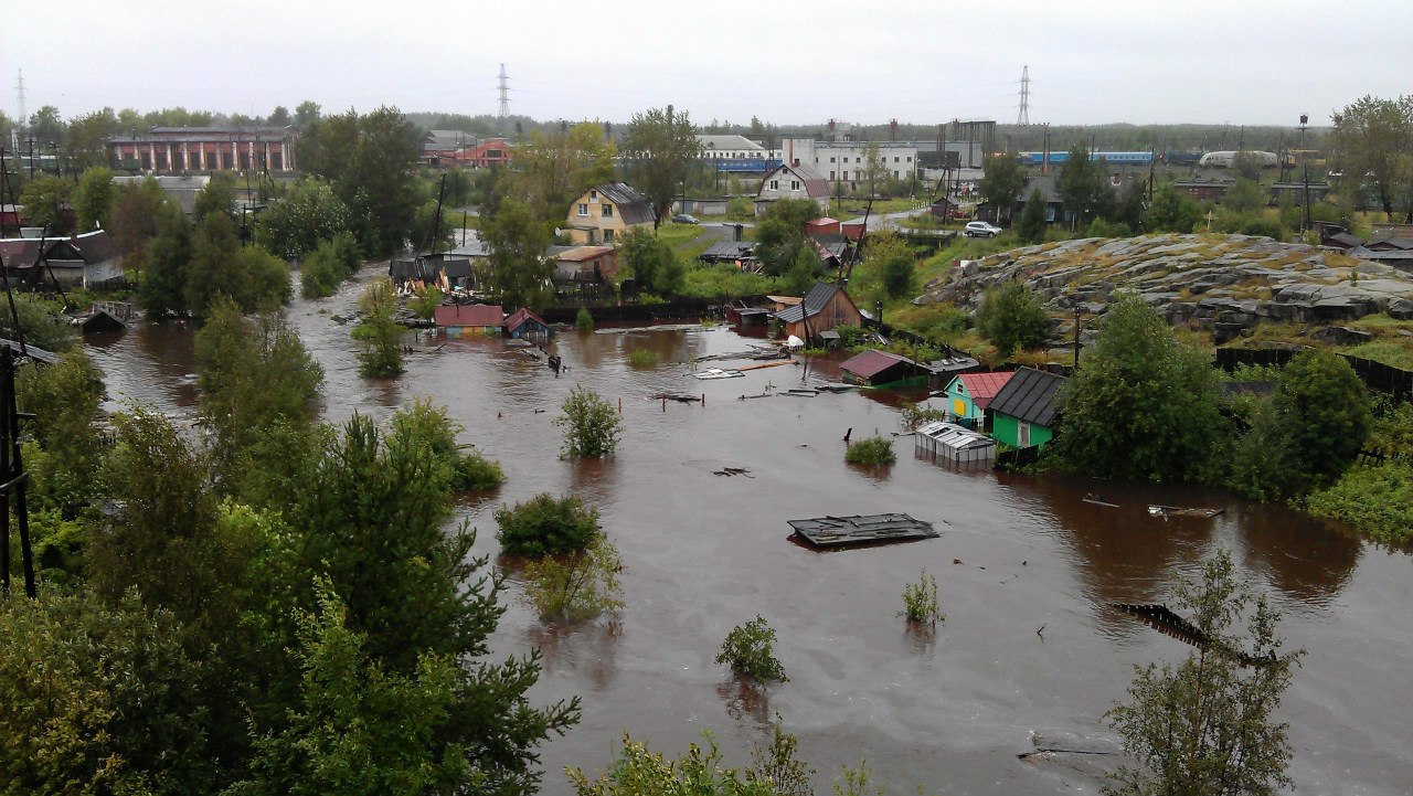 Наводнение в Карелии. 
