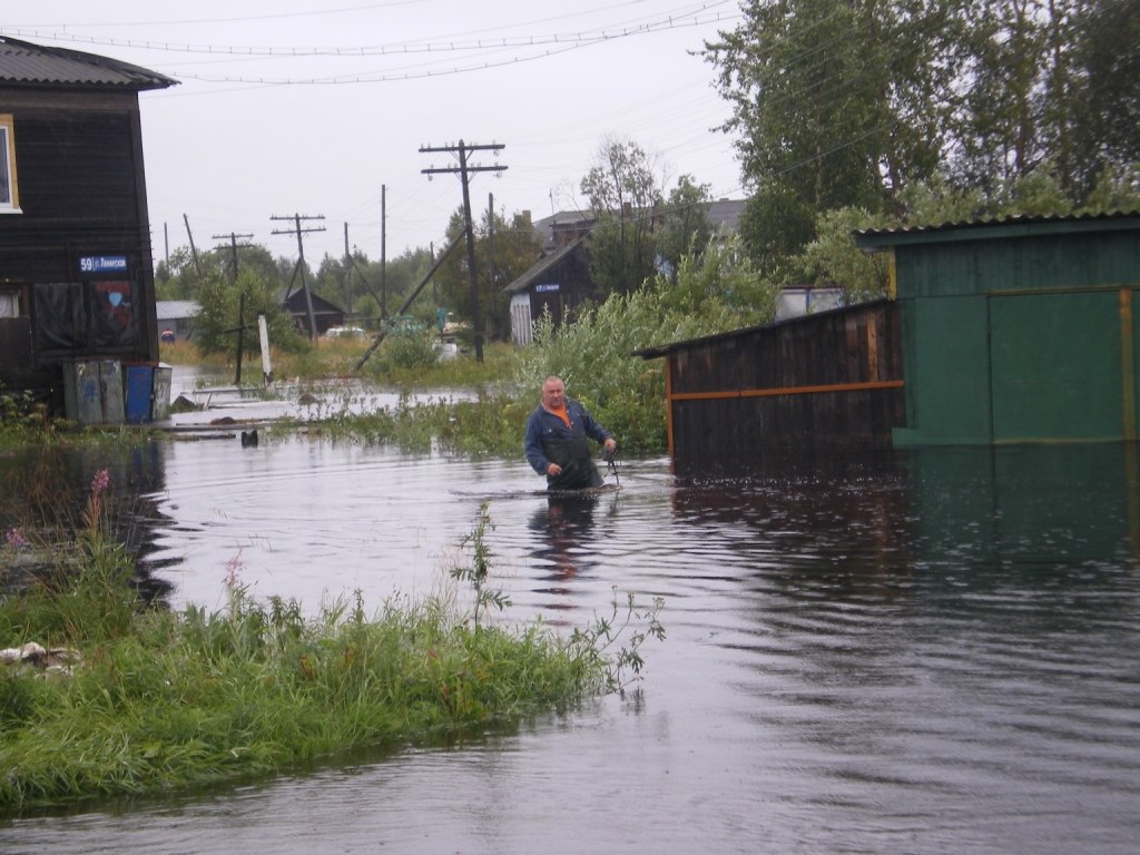 Наводнение в Карелии. 